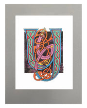 Load image into Gallery viewer, 11X14 Matted Celtic Letter Print