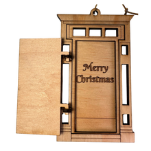 Load image into Gallery viewer, Cream Georgian Door Wooden Ornament
