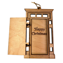 Load image into Gallery viewer, Cream Georgian Door Wooden Ornament
