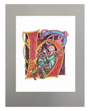 Load image into Gallery viewer, 11X14 Matted Celtic Letter Print
