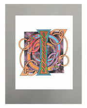 Load image into Gallery viewer, 11X14 Matted Celtic Letter Print

