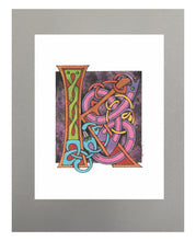 Load image into Gallery viewer, 11X14 Matted Celtic Letter Print
