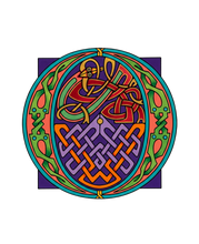 Load image into Gallery viewer, Celtic Letter Sticker
